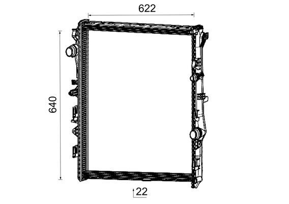 MAHLE Radiateur CR 2732 000P