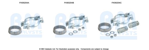 BM CATALYSTS szerelőkészlet, katalizátor FK90204