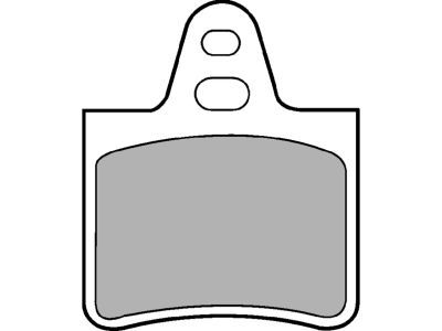 DELPHI LP229 Brake Pad Set, disc brake