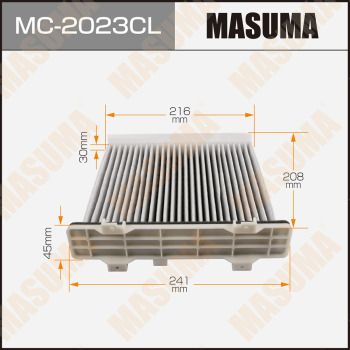 Фільтр, повітря у салоні, Masuma MC2023CL