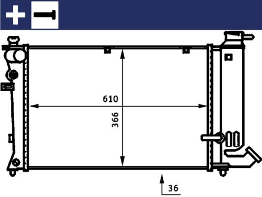 Product Image - Radiateur - CR170000S - MAHLE