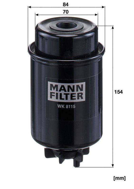 Kütusefilter, MANN-FILTER WK 8115