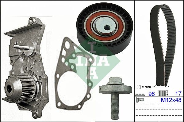 Schaeffler INA Vízpumpa + fogasszíj készlet 530 0604 30