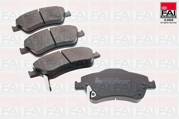 FAI AutoParts Stabdžių trinkelių rinkinys, diskinis stabdys