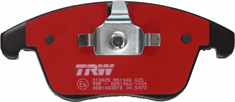 Piduriklotsi komplekt, ketaspidur, TRW GDB1683DTE