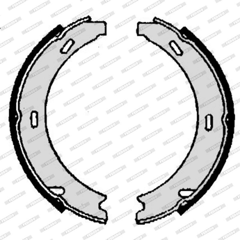 Sada brzdových čelistí, parkovací brzda FSB539