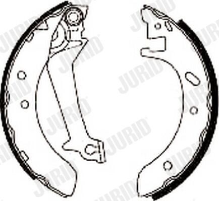 Juego de zapatas de frenos