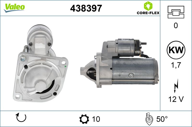 VALEO Startmotor / Starter 438397