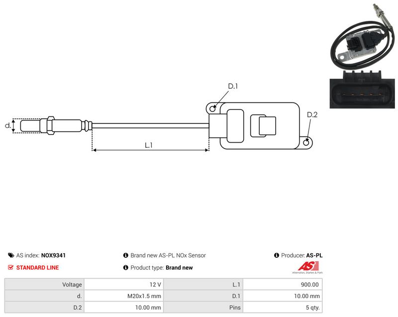 This part match OEM code: 04L907805AS