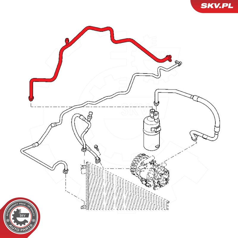 Kõrgsurve-, madalsurvetorustik, kliimaseade, ESEN SKV 54SKV649