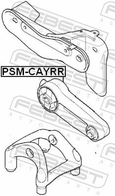 FEBEST PSM-CAYRR Mounting, engine