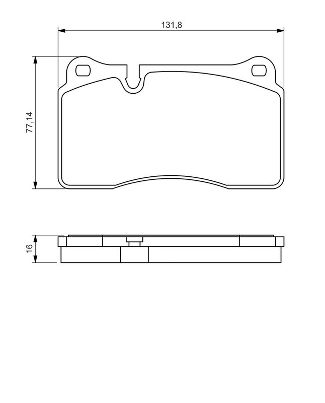 BOSCH Plaquettes de frein à disque 0 986 494 207