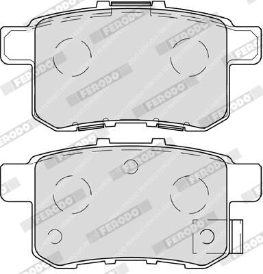 FERODO FDB4198 Brake Pad Set, disc brake