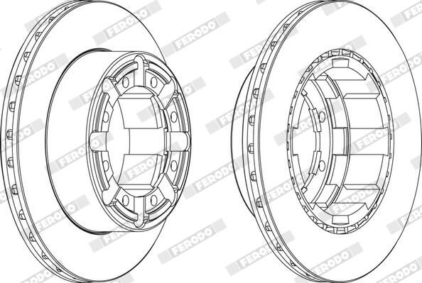 Brzdový kotouč FCR184A