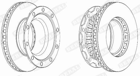 BERAL Remschijf