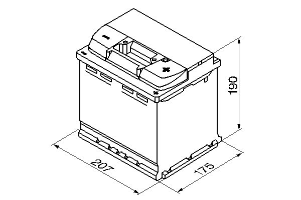 BOSCH 0 092 S50 020 Starter Battery