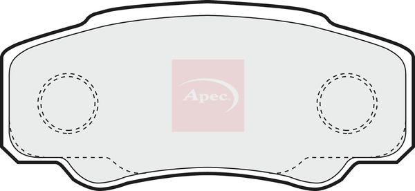 APEC Brake Pad Set, disc brake PAD1261