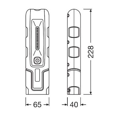 Ручний ліхтар, Osram LEDILPRO180