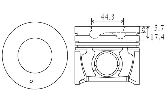 FAI AutoParts dugattyú PK29-000