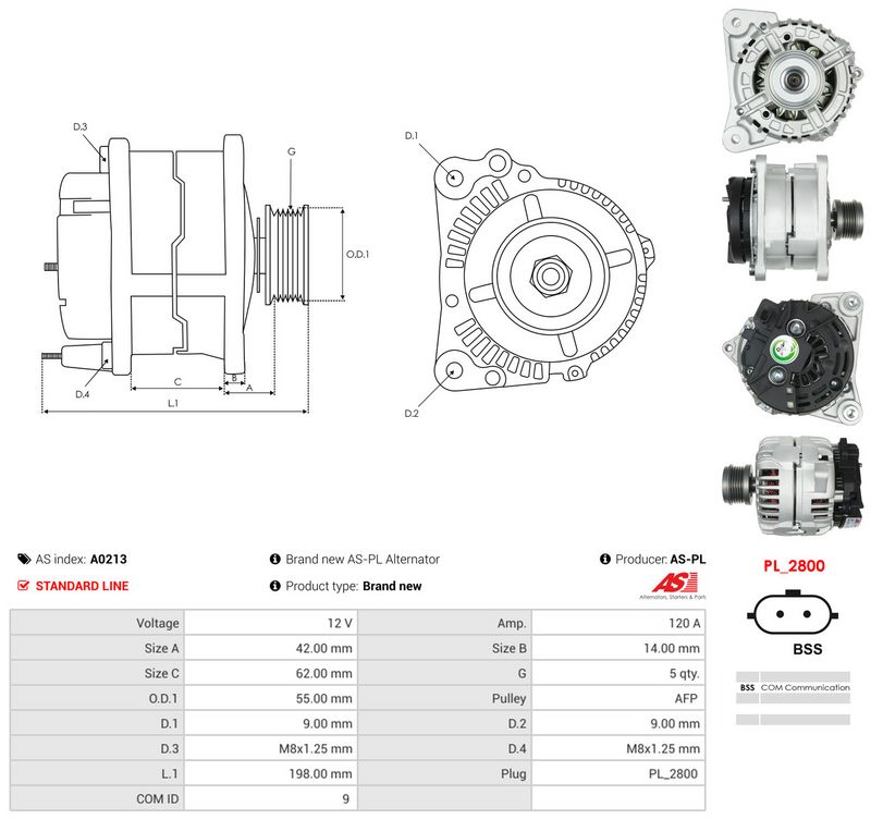 Generaator, AS-PL A0213