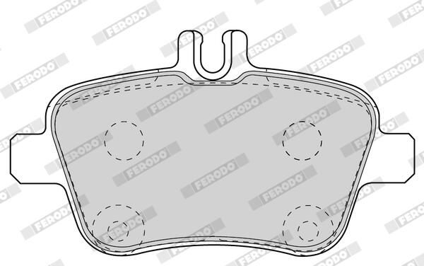 FERODO FDB4163 Brake Pad Set, disc brake
