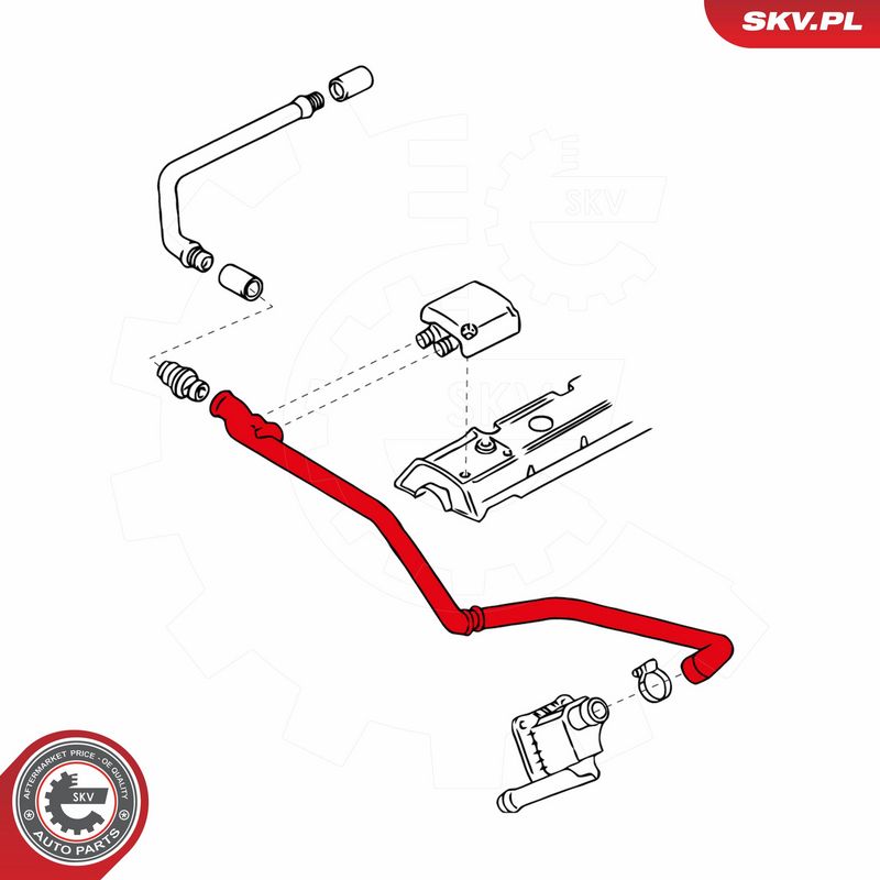 ESEN SKV 24SKV308 Radiator Hose