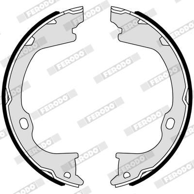 FERODO FSB4169 Brake Shoe Set, parking brake