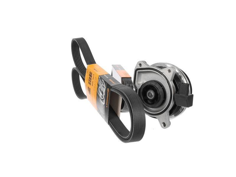 Product Image - Waterpomp + multi v-riemset - PW0010 - ET ENGINETEAM
