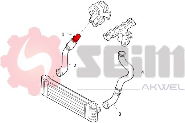 SEIM 981811 Charge Air Hose