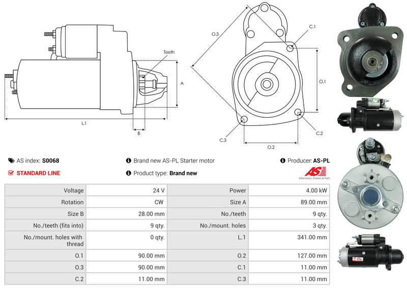 AS-PL S0068 Starter