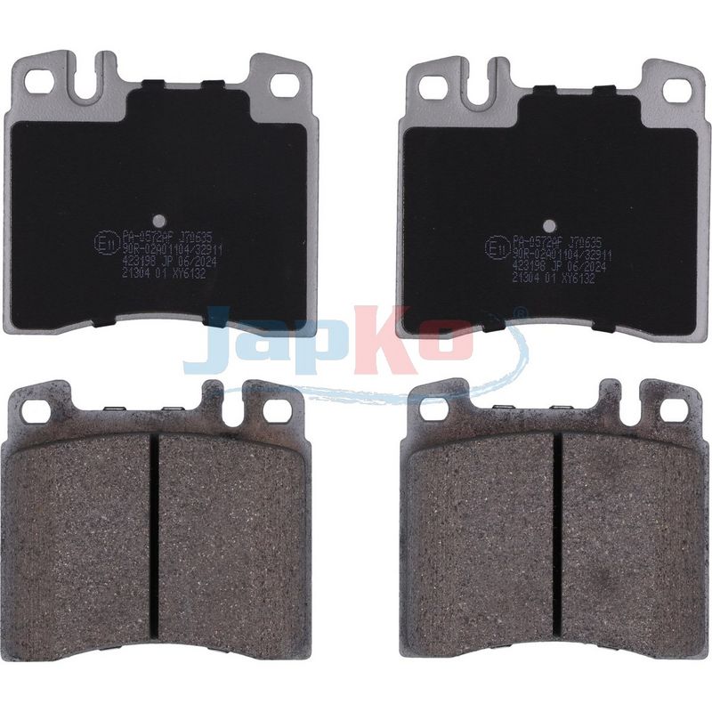 JAPKO 500572 Brake Pad Set, Disc Brake
