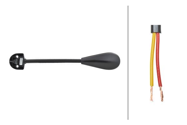 Binnenverlichting lamp (12/24V, lengte kabel: 150mm) lengte: 295mm 