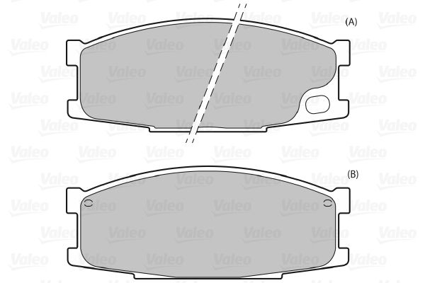 VALEO 598590 Brake Pad Set, disc brake