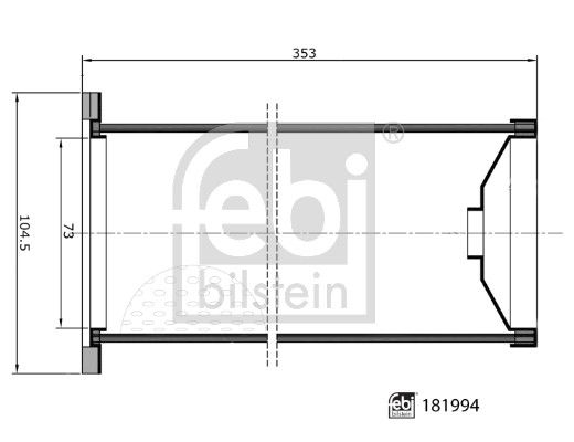 FEBI BILSTEIN légszűrő 181994