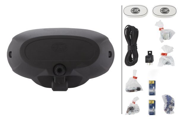 HELLA 1FD010953-801 High Beam Headlight Set