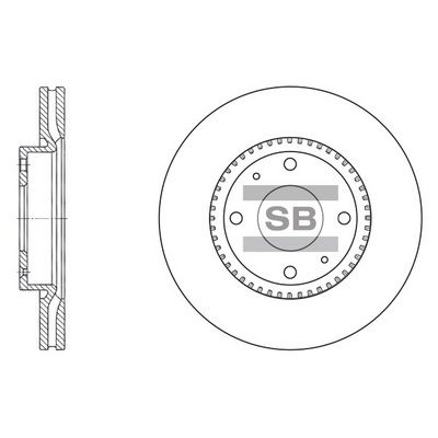 Гальмівний диск, Hi-Q SD1046