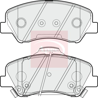 APEC Brake Pad Set, disc brake PAD1883