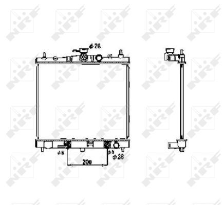 NRF 53477 Radiator, engine cooling