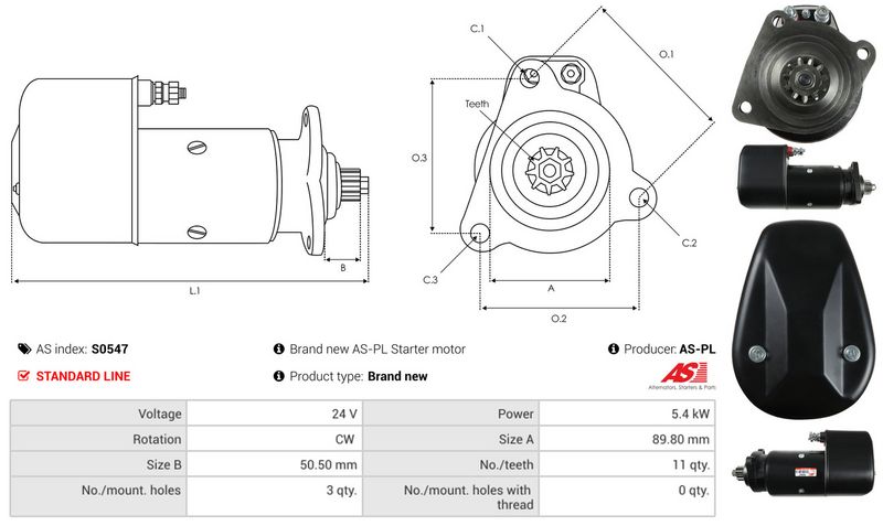 AS-PL S0547 Starter