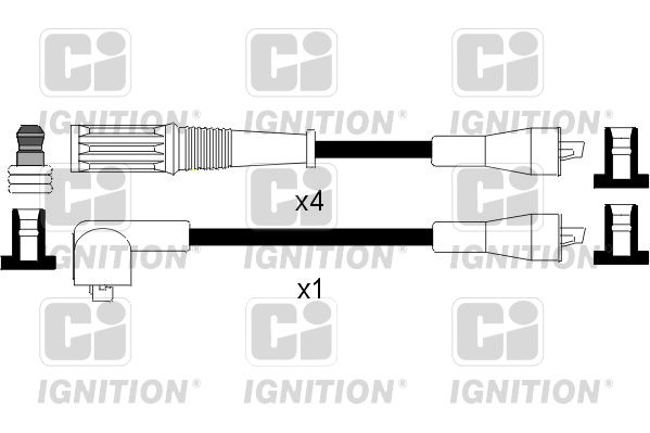 QUINTON HAZELL gyújtókábelkészlet XC843
