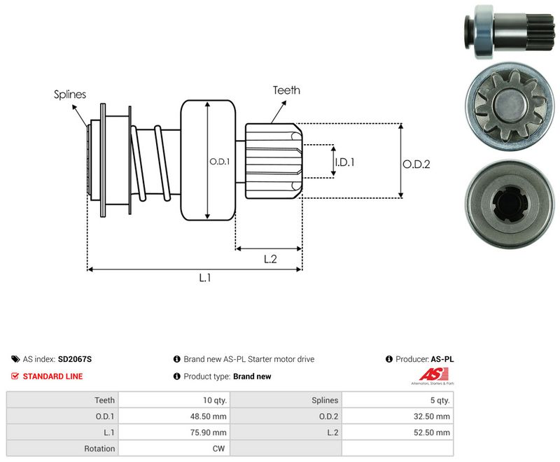 Vabajooks, starter, AS-PL SD2067S