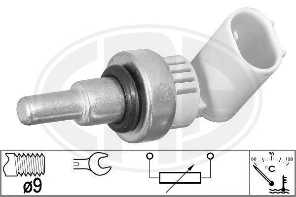 Датчик, температура охолоджувальної рідини, Era 331029