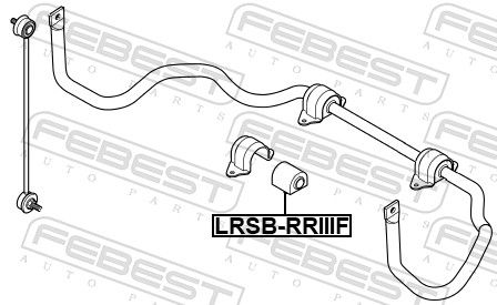 FEBEST LRSB-RRIIIF Link/Coupling Rod, stabiliser bar