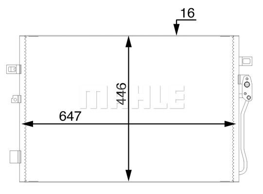 WILMINK GROUP kondenzátor, klíma WG2368967