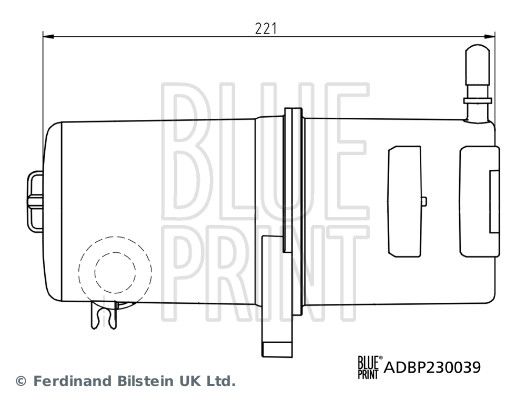 BLUE PRINT ADBP230039 Fuel Filter