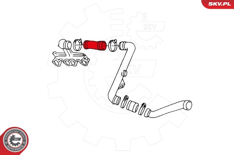 Шланг подачі наддувального повітря, Skv Germany 43SKV015