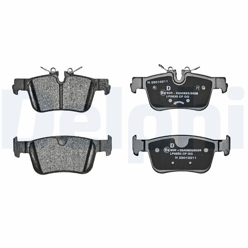 DELPHI LP3833 Brake Pad Set, disc brake