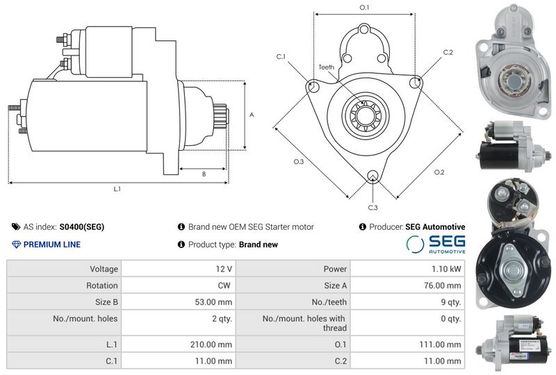 AS-PL S0400(SEG) Starter