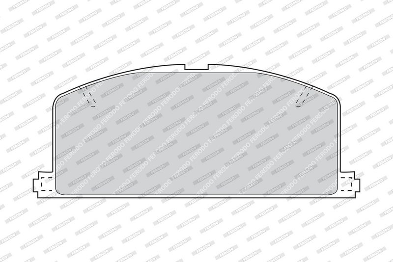 FERODO Plaquettes de frein à disque FDB308