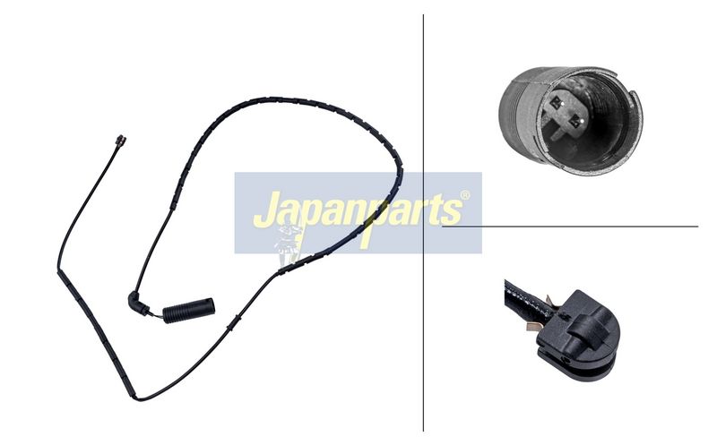 JAPANPARTS Įspėjimo kontaktas, stabdžių trinkelių susidėvėjimas